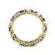5 - Laida 3.40 mm Iolite and Lab Grown Diamond Eternity Band 