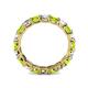 5 - Laida 3.40 mm Peridot and Lab Grown Diamond Eternity Band 