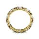 5 - Laida 3.40 mm Smoky Quartz and Lab Grown Diamond Eternity Band 
