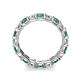 6 - Laida 3.40 mm Lab Created Alexandrite and Lab Grown Diamond Eternity Band 