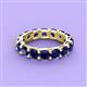 4 - Laida 4.00 mm Blue Sapphire Eternity Band 