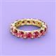 4 - Laida 4.00 mm Pink Tourmaline Eternity Band 