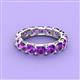 4 - Laida 4.00 mm Amethyst Eternity Band 