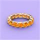 4 - Laida 4.00 mm Citrine Eternity Band 