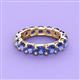 4 - Laida 4.00 mm Iolite Eternity Band 