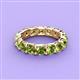 4 - Laida 4.00 mm Peridot Eternity Band 