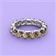 4 - Laida 4.00 mm Smoky Quartz Eternity Band 
