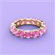 4 - Laida 4.00 mm Pink Sapphire Eternity Band 