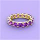 4 - Laida 4.00 mm Amethyst Eternity Band 