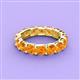 4 - Laida 4.00 mm Citrine Eternity Band 