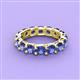 4 - Laida 4.00 mm Iolite Eternity Band 