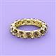 4 - Laida 4.00 mm Smoky Quartz Eternity Band 