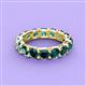 4 - Laida 4.00 mm London Blue Topaz Eternity Band 