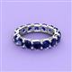 4 - Laida 4.00 mm Blue Sapphire Eternity Band 