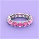 4 - Laida 4.00 mm Pink Sapphire Eternity Band 
