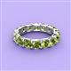 4 - Laida 4.00 mm Peridot Eternity Band 