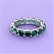 4 - Laida 4.00 mm London Blue Topaz Eternity Band 