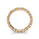 6 - Laida 3.00 mm Citrine and Diamond Eternity Band 