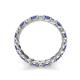 6 - Laida 3.00 mm Iolite and Diamond Eternity Band 