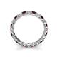 6 - Laida 3.00 mm Red Garnet and Diamond Eternity Band 