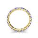 6 - Laida 3.00 mm Tanzanite and Diamond Eternity Band 