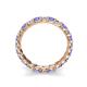 6 - Laida 3.00 mm Tanzanite and Diamond Eternity Band 