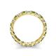 6 - Laida 3.00 mm Peridot and Diamond Eternity Band 