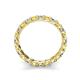 6 - Laida 3.00 mm Yellow and White Diamond Eternity Band 