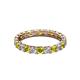 3 - Laida 3.00 mm Yellow Diamond and White Lab Grown Diamond Eternity Band 