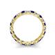 6 - Laida 3.00 mm Blue Sapphire and Lab Grown Diamond Eternity Band 