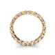 6 - Laida 3.00 mm Yellow Sapphire and Lab Grown Diamond Eternity Band 