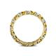 5 - Laida 3.00 mm Citrine and Lab Grown Diamond Eternity Band 