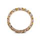 5 - Laida 3.00 mm Citrine and Lab Grown Diamond Eternity Band 