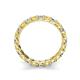 6 - Laida 3.00 mm Yellow Sapphire and Lab Grown Diamond Eternity Band 