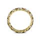 5 - Laida 3.00 mm Smoky Quartz and Lab Grown Diamond Eternity Band 