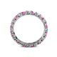 5 - Laida 3.00 mm Pink Sapphire and Lab Grown Diamond Eternity Band 