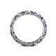 5 - Laida 3.00 mm Iolite and Lab Grown Diamond Eternity Band 