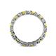 5 - Laida 3.00 mm Yellow Sapphire and Lab Grown Diamond Eternity Band 