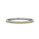 1 - Lara 1.70 mm Yellow and White Diamond Eternity Band 