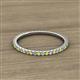 2 - Lara 1.70 mm Yellow and White Diamond Eternity Band 