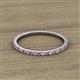 2 - Lara 1.70 mm Pink Tourmaline and Diamond Eternity Band 
