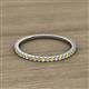 2 - Lara 1.70 mm Yellow Sapphire and Diamond Eternity Band 