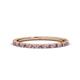 1 - Lara 1.70 mm Pink Tourmaline and Diamond Eternity Band 