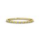 1 - Lara 1.70 mm Citrine and Diamond Eternity Band 