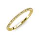 3 - Lara 1.70 mm Citrine and Diamond Eternity Band 
