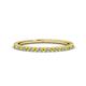 1 - Lara 1.70 mm Yellow and White Diamond Eternity Band 