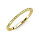3 - Lara 1.70 mm Yellow and White Diamond Eternity Band 