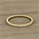 2 - Lara 1.70 mm Citrine and Diamond Eternity Band 