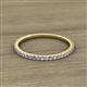 2 - Lara 1.70 mm Iolite and Diamond Eternity Band 