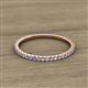 2 - Lara 1.70 mm Iolite and Diamond Eternity Band 
